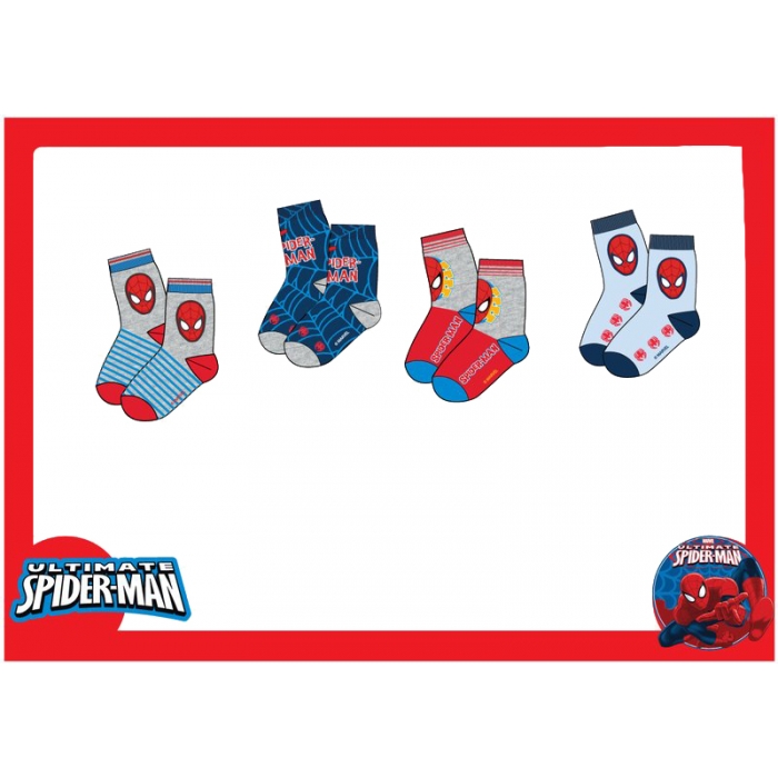 SPIDERMAN BABY BOYS SOCKS IN 4 COLOURS -- £0.99 per item - 8 pack